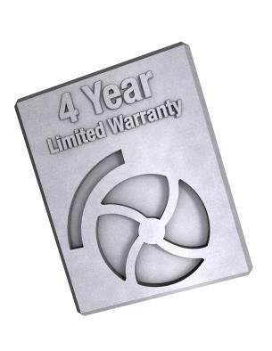 4 Year limited warranty The BBA limited warranty covers years