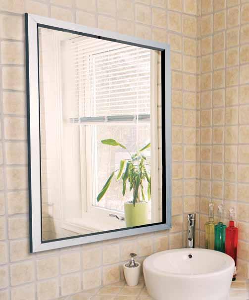 TRINITY (TR) Cool, crisp, clean, serene lines with modern refinement accent your bathroom with timeless style.