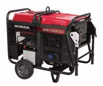EB5000X Industrial, 5000-watt model with Honda igx commercial engine with Oil Alert, OSHA-approved full GFCI protection, 6.