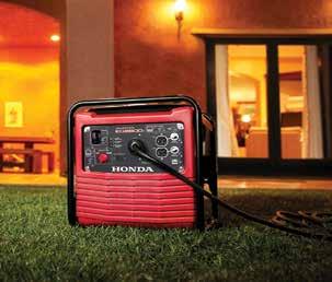Generators for Every Application Wherever you need it, Honda has the power to keep you going. For home work For Why are Honda Generators number one on the job? Easy. Reliability and durability.