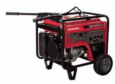 Economy series Features & Benefits Reliable Honda has an unmatched reputation for reliable generators that offer dependable starts and