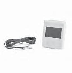 RADIANT HEATING/COOLING, SNOW AND ICE MELTING SYSTEMS Dual Sensing Digital Thermostats This 3-wire thermostat offers system set-up capabilities with simple, easy-to-use menus.