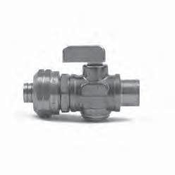 RADIANT HEATING/COOLING, SNOW AND ICE MELTING SYSTEMS 13. COMPRESSION NUT BALL VALVES complete your heating installation. Solder valves in open position.