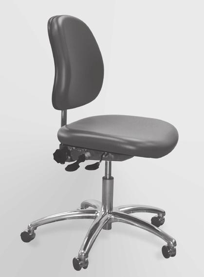A Vertex chair can help you to improve productivity while at the same time protecting the well being of your employees. black or chrome metal finish Choose from two metal finishes - black or chrome.