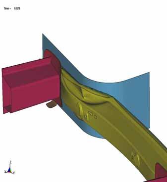 and minimize intrusion The overall beam stiffness decreases during
