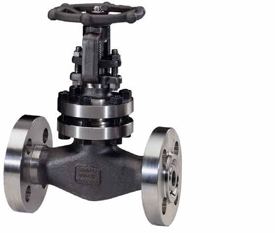 2500 Lb. Integral Flanged Valves- Globe Type- Bolted Bonnet- Full Port 150 Lb. 300 Lb. Integral Flanged Valves- CheckType- Bolted Bonnet- Full & Standard Port ASME B16.