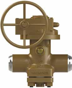 Operation Type of ends 3422 Gear operator RF 3423 Gear operator RTJ 3424 Gear operator W imensions and Weights Nominal Size General imensions Note: The same range of valves is available with Flanged