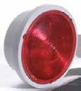 STOP, TURN, TAIL & LICENSE LAMPS Valox Shown Features polycarbonate deep lens and shock-mount bulb socket 920459. Uses d.c. bulb 1157 and 920141 red lens.
