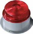 HALOGEN BEACONS & STROBES 5.875 3.750 Halogen beacons may be used in place of strobes for many applications. Halogen beacons feature tough Valox housings and polycarbonate high hat lens.