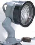 Uses a clear incandescent (flood) 4466 or a clear halogen (spot) H7616 sealed beam bulb. Mounting gasket is included.