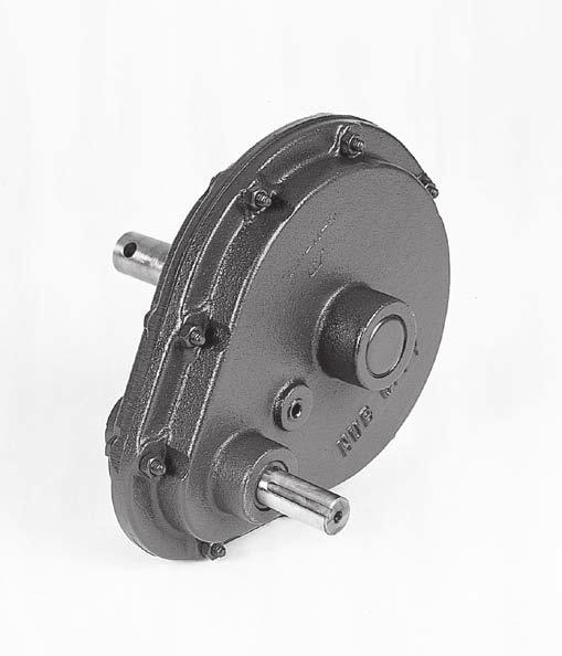 odel 230 - Single Reduction eatures n Rugged cast iron housing designed for rigid gear and bearing support. n Alloy shafting for greater strength.