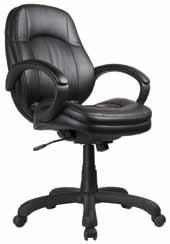Comformesh Task Chair Stocked in Black Mesh with 