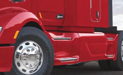 Peterbilt s Aero Packages provide the right combination of fairings, skirts and closeouts for application-specific aerodynamic advantages.