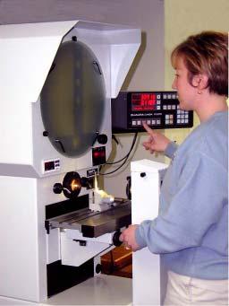 OPTICAL COMPARATOR & Service Optical Comparator Service A.A. Jansson has a fine team of technical service technicians available to service your optical comparators.