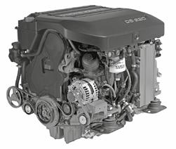 D3 Marine engine 5-cylinder, 4-stroke, direct-injected turbocharged aftercooled marine diesel engine. Bore x Stroke (mm): 81 x 93 Displacement (l): 2.
