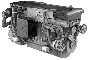 D6 Marine engine 6-cylinder, 4-stroke, direct-injected turbocharged aftercooled marine diesel engine. Bore x Stroke (mm): 103 x 110 Displacement (l): 5.