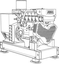 d5a ta marine genset 4-cylinder, 4-stroke, direct-injected, turbocharged aftercooled marine diesel engine. Bore x Stroke (mm): 108 x 130 Displacement (l): 4.