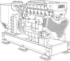 d7a ta marine genset 6-cylinder, 4-stroke, direct-injected, turbocharged aftercooled marine diesel engine. Bore x Stroke (mm): 108 x 130 Displacement (l): 7.