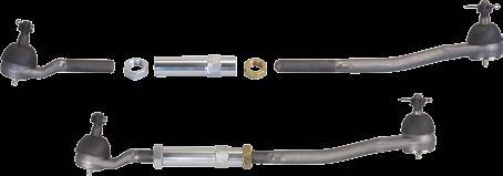 Billet Adjuster Sleeve and Bump Steer Options Tie Rod Adjuster Sleeve Kits are offered as an option when purchasing the rack and pinion.