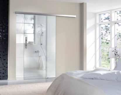 GEZE Levolan The stainless steel designer fittings for all-glass sliding doors With its compact dimensions, GEZE Levolan provides an almost invisible clamping fitting for single, multiple and