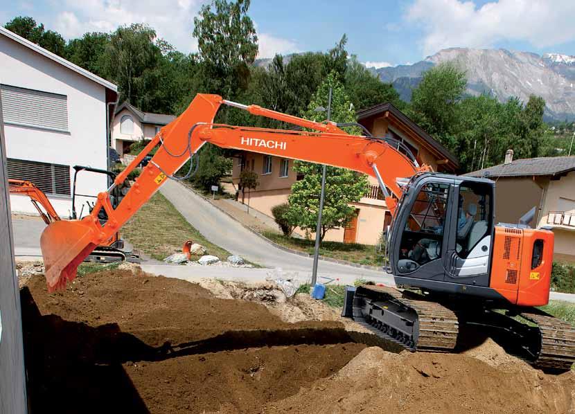 ZAXIS-5 series Short-tail-swing