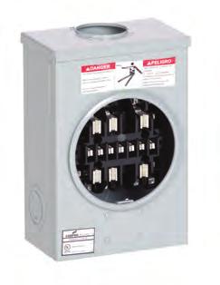 Single Meter Sockets - Without Bypass CT Rated Receive ANSI C12.