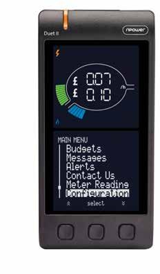 Configuration You can personalise some of the default settings on your Smart energy display to suit you, such as the volume of alerts and how long the display remains on - via the backlight option.