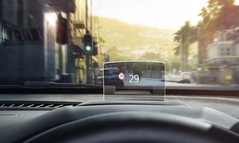 H i g h l i g h t s HEAD-UP DISPLAY 1 Check key info with your eyes on the road, including collision alerts. INNOVATIVE FULL-LED HEADLIGHTS 1 See and be seen!