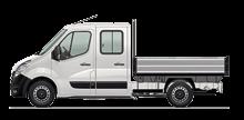 Chassis cab or crew cab models Standard features include:* Steel load platform with resin-coated wooden floor Load platform width 2040mm 400mm high,