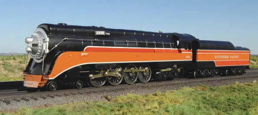 This large Northern Class locomotive allowed Southern Pacific to reduce the travel time more than 25% from 14 hours down to 10 hours.