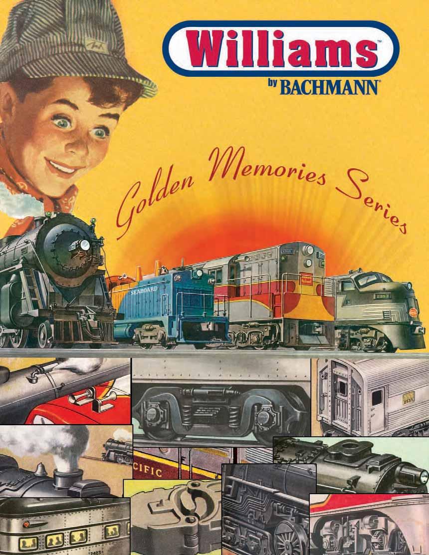 The Williams by Bachmann Golden Memories series is comprised of replicas of the most memorable O Gauge trains of the postwar period.