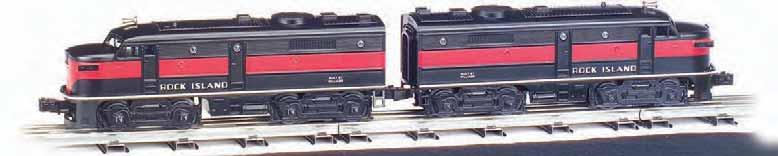 NAVIGATES O-27 CURVES 2031 O-27 ALCO FA-2 A-A DIESELS Item No. 20097 Suggested price: $379.95 DIESEL LOCOMOTIVES 67