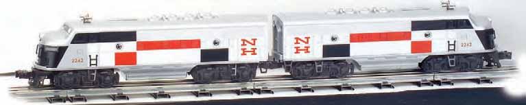 digital horn and bell die-cast frame, trucks, truck sides, and pilots die-cast operating front coupler