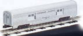 UNION PACIFIC 50th ANNIVERSARY & CANADIAN PACIFIC PASSENGER CARS Passenger Car Features: durable ABS plastic body silhouette window strips reproduction trucks painted graphics illuminated marker