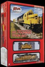 True-Track Layouts book; all packaged in a reusable, easy to store box with handle.