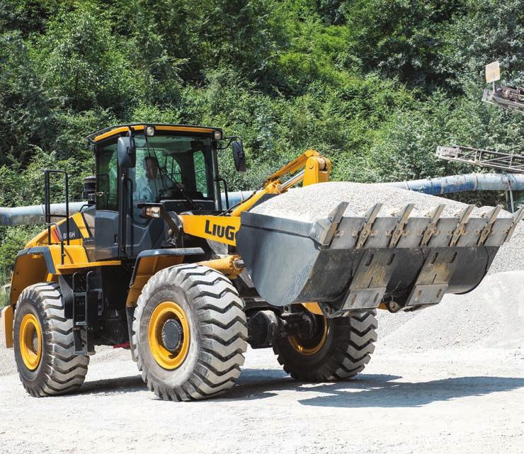 856H WHEEL LOADER TOUGH & RELIABLE STRUCTURES At every stage of design, LiuGong is committed to the principles of reliability and durability.