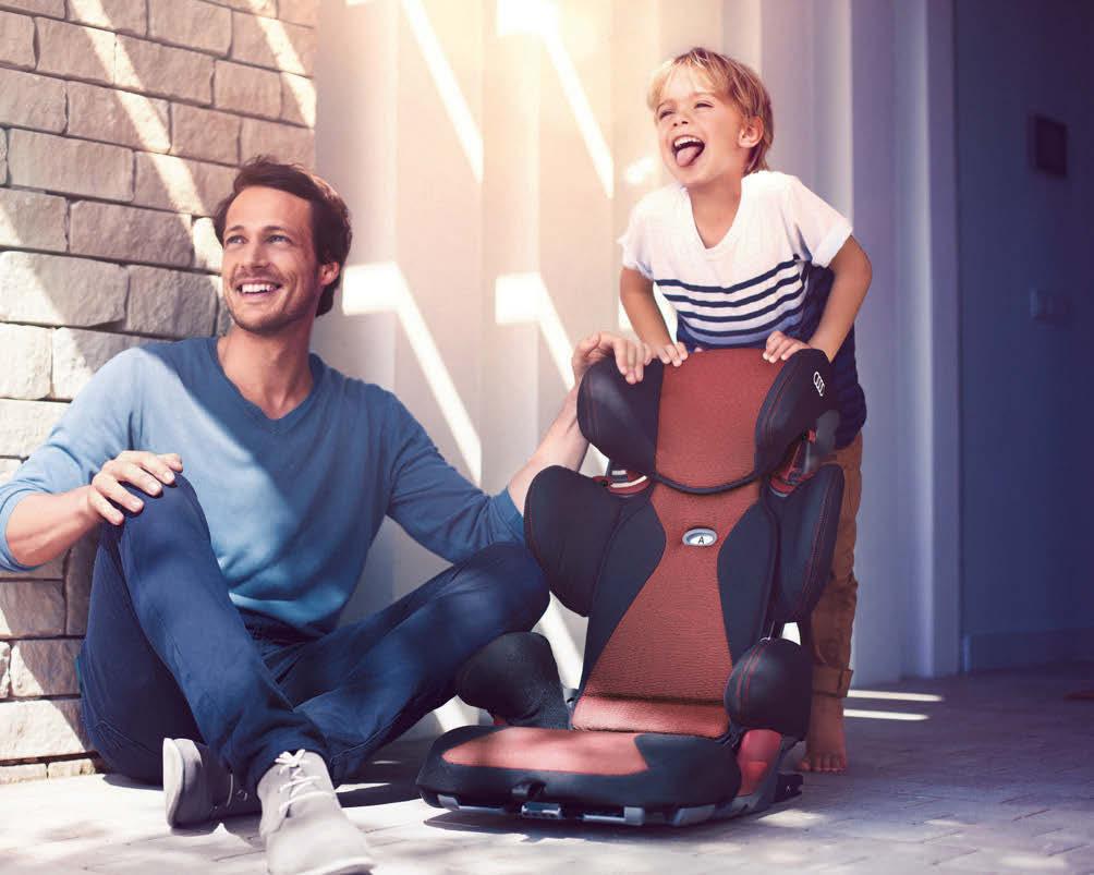Audi child seat youngster plus Offers a high level of comfort thanks to the