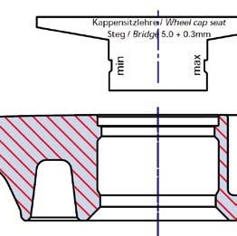 Customer wheel specifications with dimensioned drawing are required to produce this gauge.