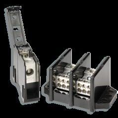 Distribution Blocks Splicer Blocks Covers Description POWR-BLOKS TM power distribution blocks offer a safe, convenient way of splicing cables, providing a fixed junction tap-off point or splitting