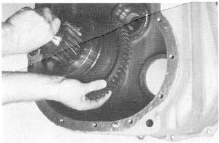 Figure 112 Install low clutch shaft front bearing