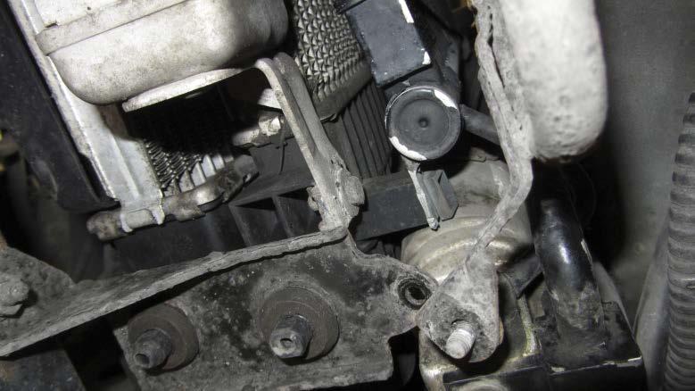 Secure the power steering pipe with cable ties in a location where its not straight underneath the radiators without causing damage