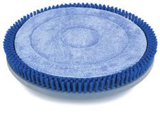022" polypropylene bristles with a 1-3/4" trim Available in 11" - 20" diameter showerfeed blocks Karpet Kare Nylon Nylon Dirt Napper System Carpet Cleaning System consisting of a polyester brush and