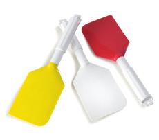 Prod No Description Handle Color Pack Cs Wt/Cube Paddle Scrapers 40350 13-1/2" Plastic Handle, 4-1/2" x 7-1/2" Nylon Paddle Scraper 02, 04, 05 6 ea 2.75/0.