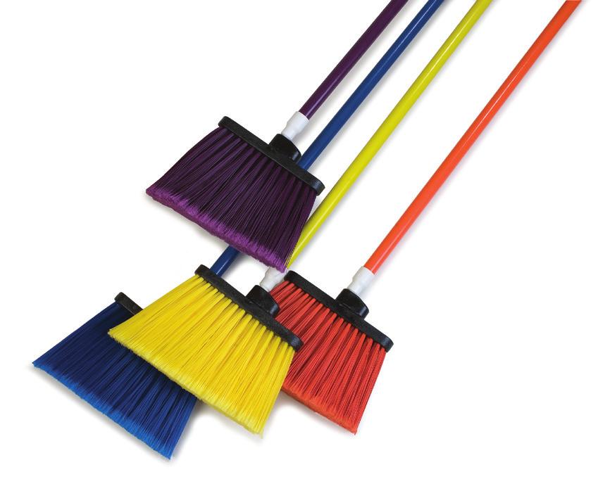 Duo-Sweep Lobby Broom with 30" Black Metal Handle 4" 14 12 ea 9.00/1.33 36863 11" Flagged Duo-Sweep Light Industrial Broom with 48" Blue Metal Handle 4" 14 12 ea 15.50/4.
