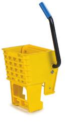 FLOOR CARE PRODUCTS MOPPING Bucket & Wringer Combos Made of durable, corrosion resistant polyethylene Non-marking casters Available in 26 or 35 quart sizes Individual Side Press Wringer available