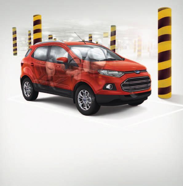 Safer travels Wherever the road takes you, enjoy knowing that the EcoSport is equipped with the latest protective technologies, and is designed to help keep you safe in unpredictable weather and road