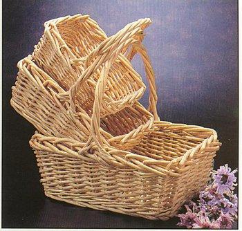 Bleached Willow Basket 14.99-24 15.99-8 16.