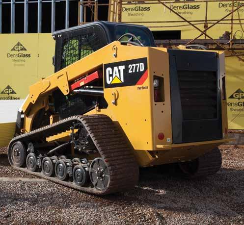 Undercarriage Design and Function Rubber track undercarriage on Cat MTLs do more than provide traction effort.