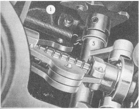43. REMOVAL GOVERNOR CONTROL SHAFT AND LEVER 1. Perform the operations outlined under "Extension Case ", Page 23