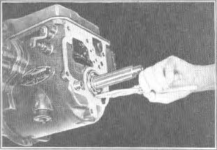 60 AUTOMATIC TRANSMISSION REMOVAL MAINSHAFT ASSEMBLY 1. Remove transmission as outlined under "Transmission ", Page 78. 2. Install transmission in holding fixture. 3.